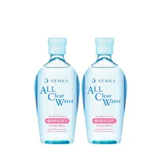 Bộ 2 Nước Tẩy Trang Dưỡng Trắng Senka All Clear Water 230ml - Dịu Nhẹ, Không Cồn, Phù Hợp Mọi Loại Da, Chăm Sóc Sáng Da Rạng Rỡ