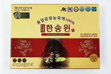Danh mục Tinh dầu thông đỏ Dami Hansongwon, Korea