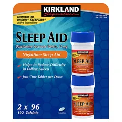 Viên Uống Hỗ Trợ Giấc Ngủ Ngon Sleep Aid 2Hộp x96 viên, Mỹ