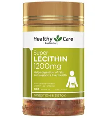 Viên Uống Mầm Đậu Nành Healthy Care Super Lecithin 12000mg,Úc