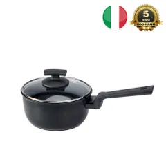 Nồi phủ kim cương DIAMANTE 18cm - Nồi nấu chống dính chất lượng cao Made in Italy - Lý tưởng cho món ăn lành mạnh, bảo hành 5 năm