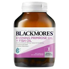 Viên uống tinh dầu hoa anh thảo và dầu cá Blackmores Úc 100 viên