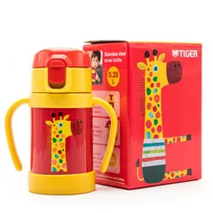 Bình giữ nhiệt Tiger MCK-A280 cho bé 280ml - Thiết kế nắp bật tiện lợi với hình ảnh nhân vật Colobockle dễ thương