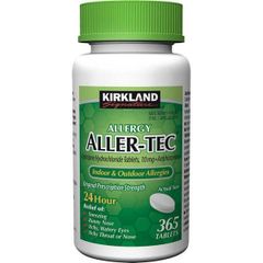 Viên Chống Dị Ứng Kirkland Aller-Tec 365 Viên - Giảm Hắt Xì Hơi, Nghẹt Mũi, Chảy Nước Mũi, An Toàn Và Hiệu Quả Của Mỹ