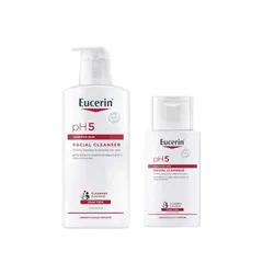 Sữa Rửa Mặt Eucerin pH5 Facial Cleanser 400ml - Dành Cho Da Nhạy Cảm, Không Gây Kích Ứng