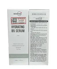 Serum cấp ẩm Mediphar+ Hydrating B5 - Phục hồi da, làm sáng, ngăn ngừa nếp nhăn, chiết xuất Centella và axit Hyaluronic, 30ml