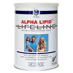 Sữa Non Kháng Thể Alpha Lipid Lifeline hộp450g