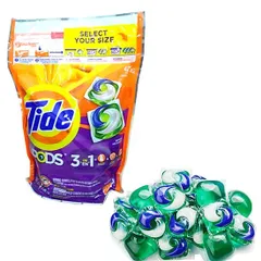Viên giặt Tide Pods 42 viên - Bột giặt 3 trong 1 Spring Meadow nhập khẩu Mỹ, giặt sạch vượt trội, tiện lợi, thơm lâu