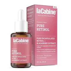 Serum laCabine Pure Retinol 30ml - Serum làm mờ nếp nhăn, tái tạo da, cấp ẩm, chiết xuất Blackberry, cải thiện màu da tự nhiên.