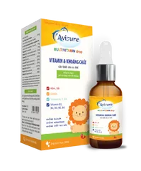 Siro Vitamin Tổng Hợp Avisure Multivitamin Cho Bé - Hỗ Trợ Ăn Ngon, Tăng Cường Đề Kháng, Dành Cho Trẻ 6 Tháng Tuổi Trở Lên