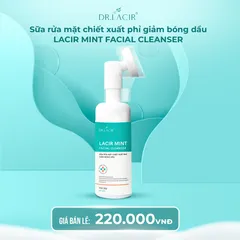 Sữa Rửa Mặt Chiết Xuất Phỉ Lacir Mint - Giảm Bóng Dầu, Làm Sạch Da Nhờn, Giúp Da Tươi Sáng Mềm Mại