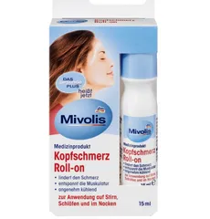 Thanh Lăn Giảm Đau Đầu Mivolis 15ml - Thư Giãn và Giảm Căng Thẳng Từ Tinh Dầu Thiên Nhiên, Sản Phẩm Hữu Ích Từ Đức