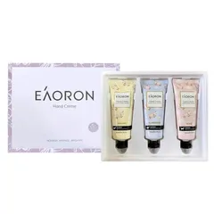 Set Kem Dưỡng Da Tay Eaoron Hand Creme 80ml - Bộ 3 Mùi Hoa Hồng, Việt Quất, Lavender - Chăm Sóc Da Tay Mềm Mại, Ngăn Lão Hóa