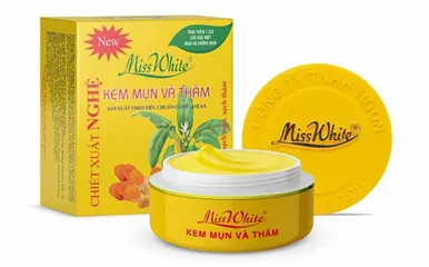 Kem Nghệ Miss White Kem Làm Mờ Sẹo, Ngừa Mụn, Da Trắng Mịn 