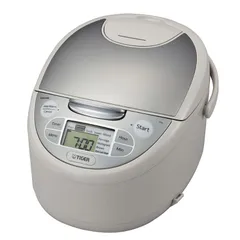 Nồi Cơm Điện Tử Tiger JAX-S10W 4 Trong 1 - 9 Chế Độ Nấu, Màn Hình LCD, Chức Năng Tacook, Giữ Ấm 12h, Dung Tích 1.0L, Nhập Khẩu Nhật Bản