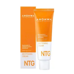 Kem Dưỡng Trắng Da Ahohwa Whitening Cream NTG 50ml - Giảm Nám, Tàn Nhang, Chống Oxy Hóa, Dưỡng Ẩm Sâu, Chính Hãng Hàn Quốc