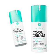 Kem Chống Nắng Cool Cream Dr. Lacir - Bảo Vệ Da Mặt, Giúp Da Mịn Màng, Ngừa Nám, Sạm Màu, Dưỡng Ẩm Từ Sữa Gạo