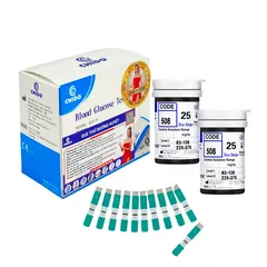Que Thử Đường Huyết CHIDO GLS-79 - Hộp 50 Que và Kim Lấy Máu - Kết Quả Chính Xác 99% Thích Hợp Cho Người Tiểu Đường