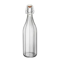Chai Thủy Tinh Bormioli Rocco Oxford 1L Nắp Cài Kín Hơi - Bình Nước Cao Cấp Italy Đựng Đồ Uống, Phong Cách Sang Trọng, Nhiều Màu Sắc
