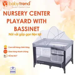 Nôi Vải Gấp Gọn Baby Trend Nursery Center - Tiện Lợi Cho Bé Ngủ Ngon Và Vui Chơi, Dễ Dàng Mang Đi Du Lịch
