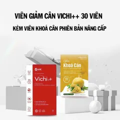 Viên Giảm Cân Vichi++ 30 Viên Kèm Viên Khoá Cân Phiên Bản Nâng Cấp