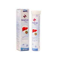 Viên Sủi HelyCan Plus - Giải Độc và Tăng Cường Chức Năng Gan 20 Viên - Hỗ Trợ Sức Khỏe Gan Tối Ưu
