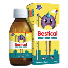 Canxi sinh học Bestical D3 K2 120ml - Bổ sung canxi cho bé trên 4 tháng, hỗ trợ xương chắc khỏe và phát triển chiều cao hiệu quả