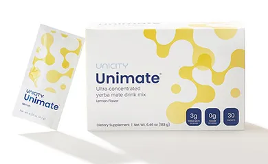Unimate vị chanh gừng Unimate Lemon Ginger Unicity tăng trí nhớ