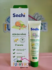 Kem Đa Năng SACHI 20g - Giảm Hăm, Khô Da, Ngứa Ngáy, Làm Dịu Bỏng, Nhanh Lành Vết Thương Cho Trẻ Em và Người Lớn