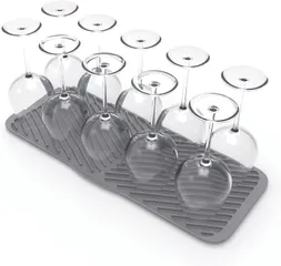 Khay úp ly Joseph Joseph 851670 Duo Gập Tiện Lợi - Dụng cụ nhà bếp Cao Su 15,2 x 40,6 cm, Giải Pháp Thông Minh cho Cốc và Đĩa