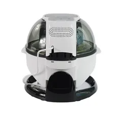 Nồi Chiên Không Dầu Nagakawa NAG3301 6L 1200W - Chức Năng Nghiêng 45° Xoay 360° - Đảo Đều Thực Phẩm - Bảo Hành 12 Tháng