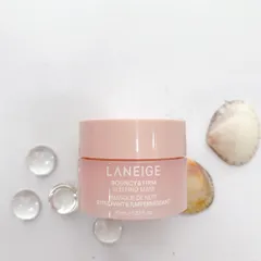 Mặt Nạ Ngủ Mini Laneige Bouncy & Firm 10ml - Dưỡng Ẩm, Cải Thiện Độ Đàn Hồi Cho Da, Hương Hoa Sen Tuyết Thư Giãn
