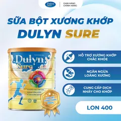 Sữa Bột Xương Khớp Dulyn Sure 400G Cải Thiện Xương Khớp,Ngăn Ngừa Thoái Hóa,Phòng Chống Loãng Xương