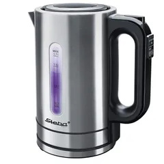 Ấm Siêu Tốc Steba WK 21 Inox 1.7L - Điều Chỉnh Nhiệt Độ Thông Minh, Hiện Đại, 1850-2200W, Thang Đo Mực Nước, Phù Hợp Mọi Căn Bếp