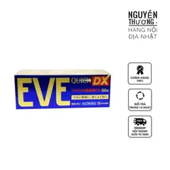 Viên uống giảm đau, hạ sốt tự nhiên Eve Quick - Sản phẩm Nhật Bản hỗ trợ sức khỏe hiệu quả cho mọi gia đình