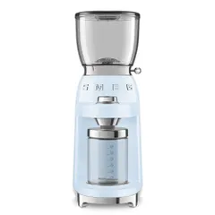 Máy xay cà phê SMEG CGF01PBEU màu xanh dương - Thiết kế hiện đại, lưỡi dao inox, đa năng, xay nhanh mịn hạt cà phê và các loại hạt khác.