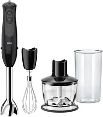 Máy Xay Cầm Tay Braun MultiQuick 3 MQ3135 900W - 11 Tốc Độ, Cối 500ml, Công Nghệ Splash Control, Dễ Dàng Thay Đổi Phụ Kiện