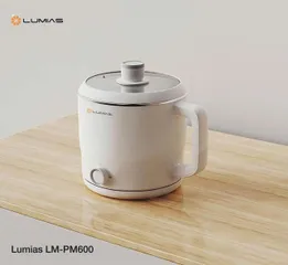 Nồi Lẩu Điện Đa Năng Lumias LM-PM600 - Công Suất 200W/600W, Dung Tích 1.8L, Thép Không Gỉ, Đặc Biệt Chống Cháy Khô