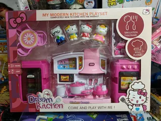 Đồ Chơi Nhà Bếp Hello Kitty - Bộ 4 Chú Mèo Có Đèn & Âm Thanh - Đồ Chơi Giúp Trẻ Phát Triển Kỹ Năng Nấu Ăn Creativeness