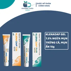 Gel Klenadap 7.5% Chống Mụn Nội Tiết và Mụn Ẩn - Trị Mụn Hiệu Quả 15g từ Ấn Độ