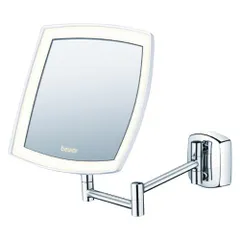 Gương Trang Điểm Gắn Tường Beurer BS89 - Đèn LED Sáng Mạnh, Thiết Kế Sang Trọng, Chức Năng Phóng Đại 5X, Tiện Lợi Cho Makeup