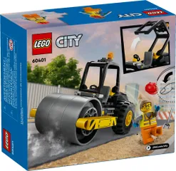 Đồ Chơi Xếp Hình Chính Hãng LEGO City Construction Steamroller 60401 - 78 Chi Tiết