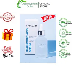 Serum Skinavis Hyaluronic Acid B5 & Niacinamide Dưỡng Ẩm, Phục Hồi Da - Công Thức Chuyên Sâu Cho Da Khô và Nhạy Cảm