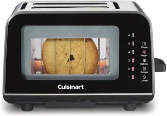 Lò Nướng Bánh Mỳ Cuisinart CPT-3000HK - 1200W, Thiết Kế Sang Trọng, 6 Chế Độ Nướng, Hai Mặt Kính, Chín Đều