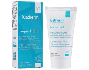 Kem Dưỡng Ẩm Ivatherm Ivapur Hidra 40ml - Kem Dưỡng Chuyên Sâu Cho Da Dầu Nhạy Cảm, Giúp Cấp Ẩm Mịn Màng, Tươi Trẻ