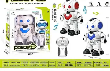 Robot Điều Khiển Từ Xa Có Đèn LED & Âm Thanh - Đồ Chơi Sáng Tạo Cho Trẻ Em, Phát Triển Khả Năng Tư Duy và Vận Động 606-1/606-2