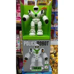 Robot Chạy Bằng Pin Có Đèn LED và Âm Thanh - Đồ Chơi Trẻ Em Tương Tác Phát Triển Tư Duy Sáng Tạo, Chất Liệu Nhựa Bền Bỉ, Dành Cho Trẻ Từ 3 Tuổi