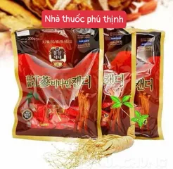 Kẹo Hồng Sâm Hàn Quốc Chất Lượng Cao - Giúp Tăng Cường Sức Đề Kháng, Thư Giãn Tinh Thần, Bổ Sung Vitamin C