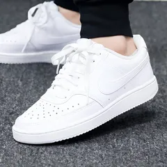 Giày Nike Court Vision Low Black White Next Nature - Giày Nam Phong Cách Cổ Điển Thể Thao, Chất Liệu Tái Chế Chính Hãng