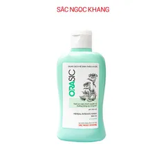 Dung dịch vệ sinh phụ nữ Orasic Sắc Ngọc Khang 100ml - Làm sạch tự nhiên, dưỡng ẩm và khử mùi hiệu quả, an toàn cho sức khỏe.